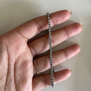 cubic zirconia tennis bracelet